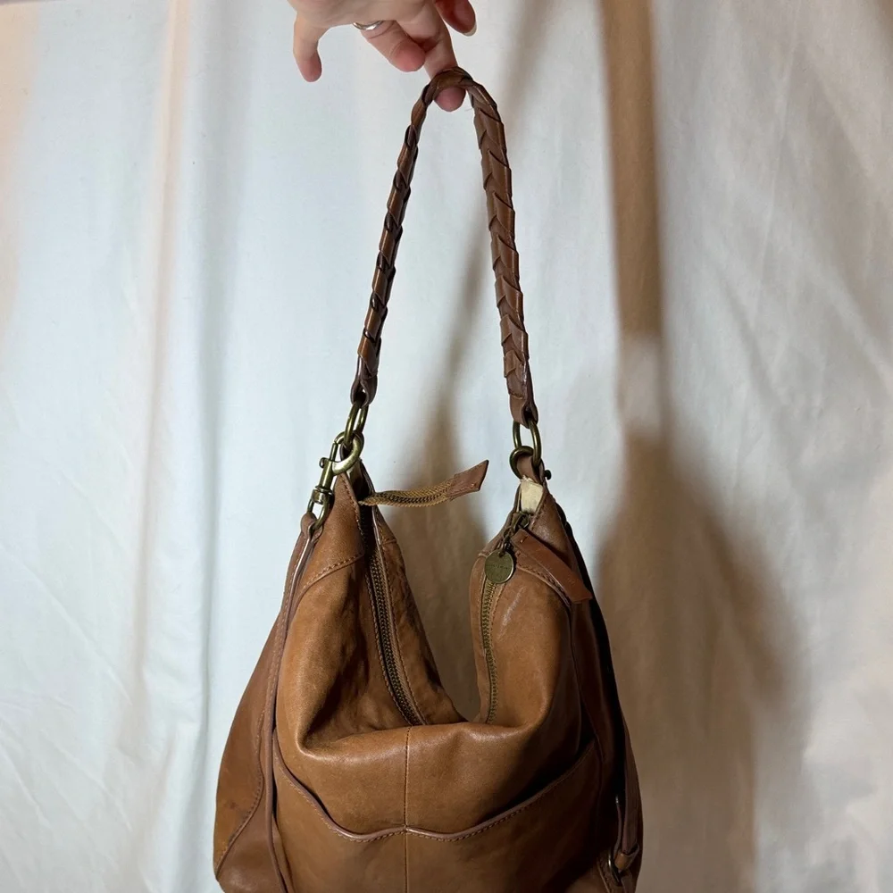 Lucky Brand Brown Leather Shoulder Bag - Picture 10 of 11
